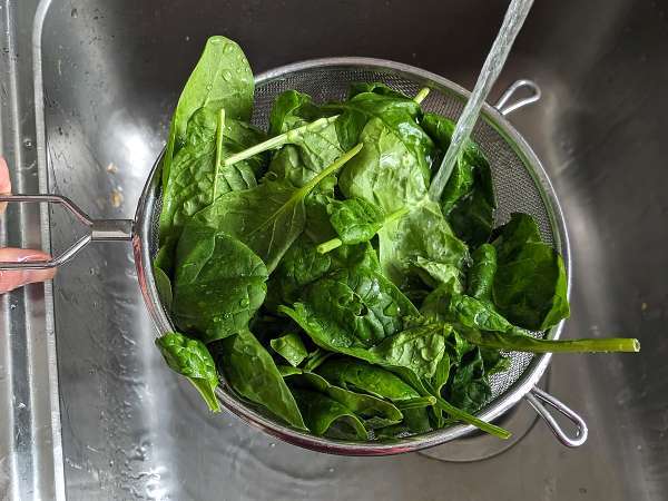 Как да приготвяме пресен спанак - Подготовка стъпка 2