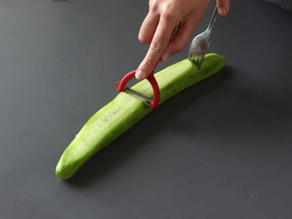 Зеленчукова салата талиатели с фъстъчен сос - Подготовка стъпка 2