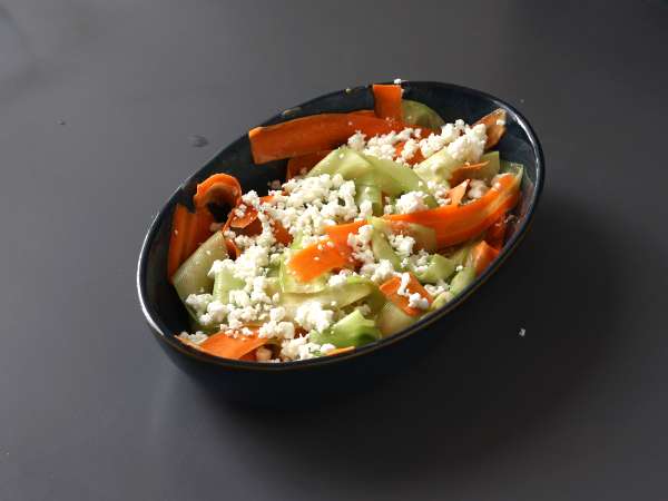 Зеленчукова салата талиатели с фъстъчен сос - Подготовка стъпка 6