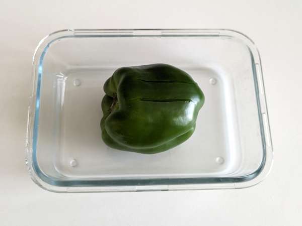 Как да обелим чушките в микровълнова фурна - Подготовка стъпка 2