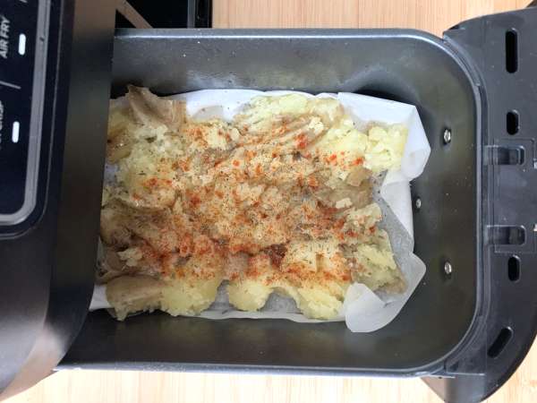 Салата от краставици и хрупкави картофи - Подготовка стъпка 3