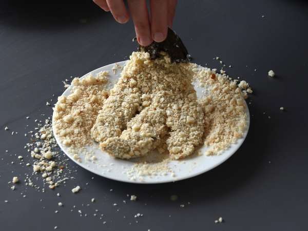 Паниран патладжан с панировка панко, японско къри в стил кацу, но вегетарианско - Подготовка стъпка 7