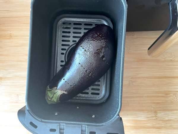 Паниран патладжан по милански, но вегетариански - Готвене във фритюрник - Подготовка стъпка 2