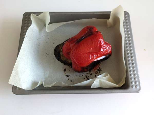 Хумус от червени чушки - Подготовка стъпка 1