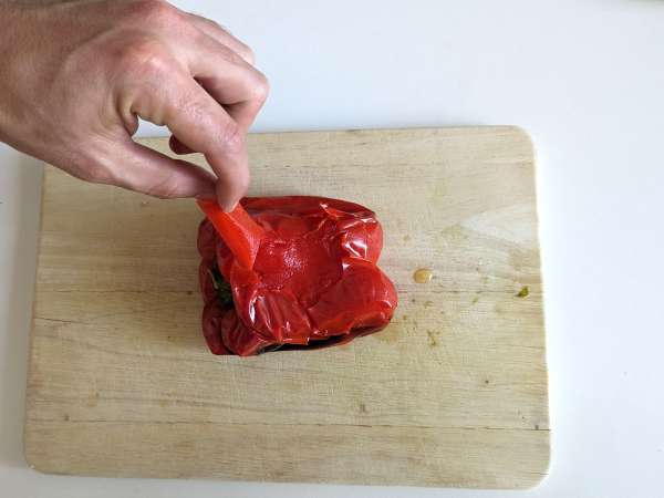 Хумус от червени чушки - Подготовка стъпка 4