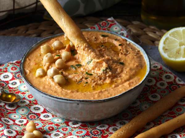 Хумус от червени чушки - Подготовка стъпка 7