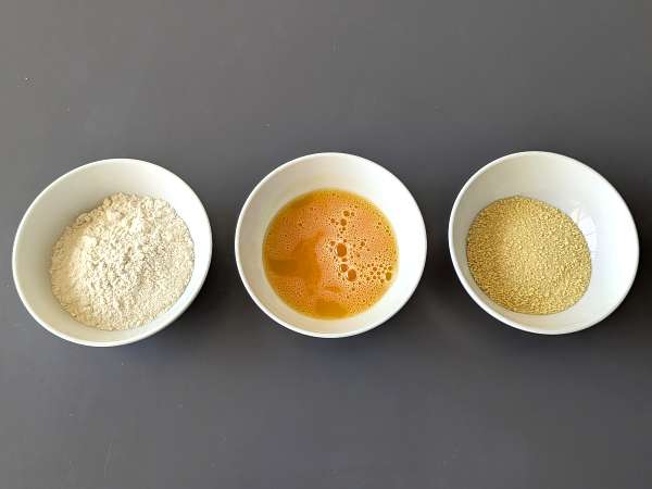 Моцарелин във въздушен фритюрник - Подготовка стъпка 2