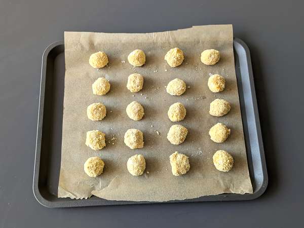 Моцарелин във въздушен фритюрник - Подготовка стъпка 6