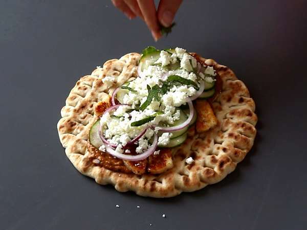 Гирос с халуми - вегетарианска версия на гръцкия сандвич! - Подготовка стъпка 9