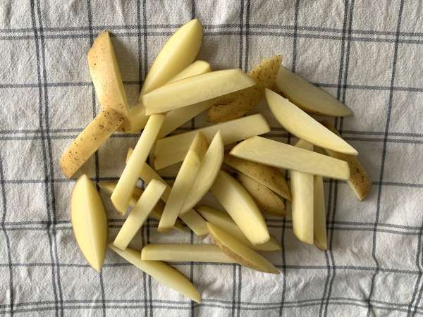 Как да направите хрупкави картофки във фритюрника? - Подготовка стъпка 4