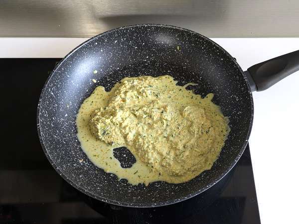 Паста с цветя от тиквички, рикота и шамфъстък - Подготовка стъпка 5