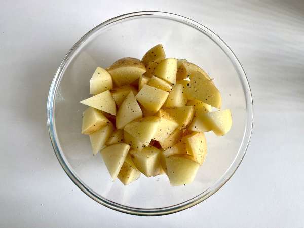 Печени картофи с химичури - Подготовка стъпка 2