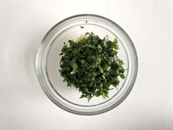 Печени картофи с химичури - Подготовка стъпка 4