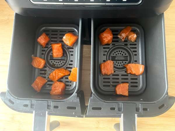 Хапки от сьомга с азиатска марината във фритюрник - Подготовка стъпка 3