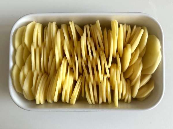 Картофен гратен с Air Fryer - Подготовка стъпка 3