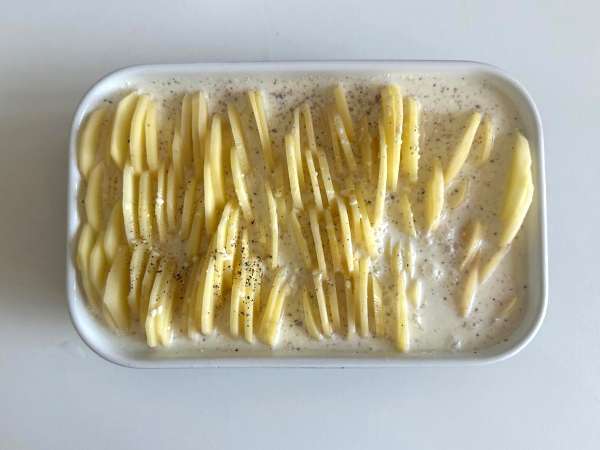 Картофен гратен с Air Fryer - Подготовка стъпка 5