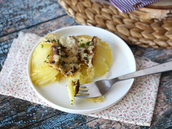 Картофен гратен с Air Fryer - Подготовка стъпка 7