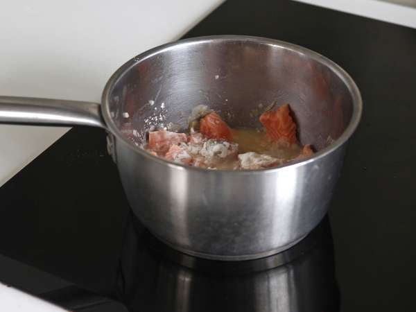 Вкусна яхния от сьомга - Подготовка стъпка 3