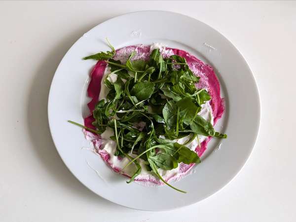 Ролки от крепи от цвекло с рикота и рукола - Подготовка стъпка 7