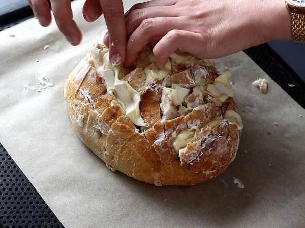 Хляб с пълнеж от таралеж в стил тартифлет - Подготовка стъпка 7