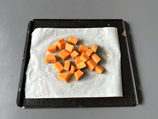 Кремообразен пастет от тиква и фета с малко мед - Подготовка стъпка 1