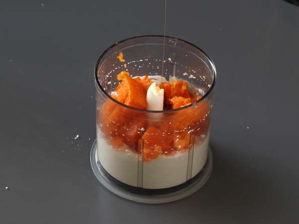 Кремообразен пастет от тиква и фета с малко мед - Подготовка стъпка 3