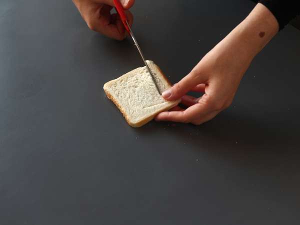 Чеснов хляб тип звезда с хляб за сандвичи - Подготовка стъпка 1