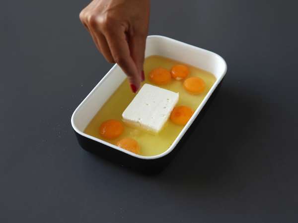 Меко и суперпротеиново обвиване с яйца и фета - Подготовка стъпка 3