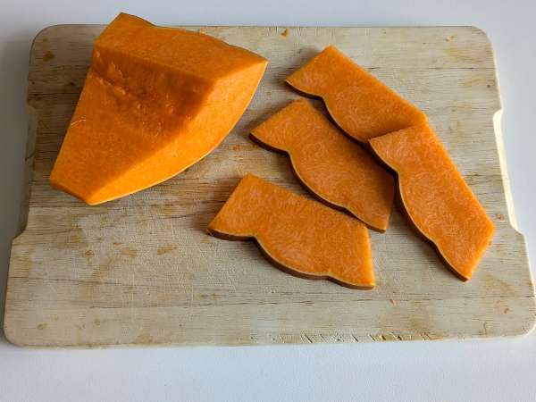 Тиквен чипс във фритюрник: лек и вкусен - Подготовка стъпка 1
