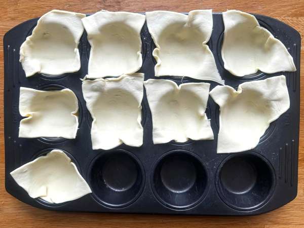 Мини сладкиши със спанак и козе сирене - Подготовка стъпка 7