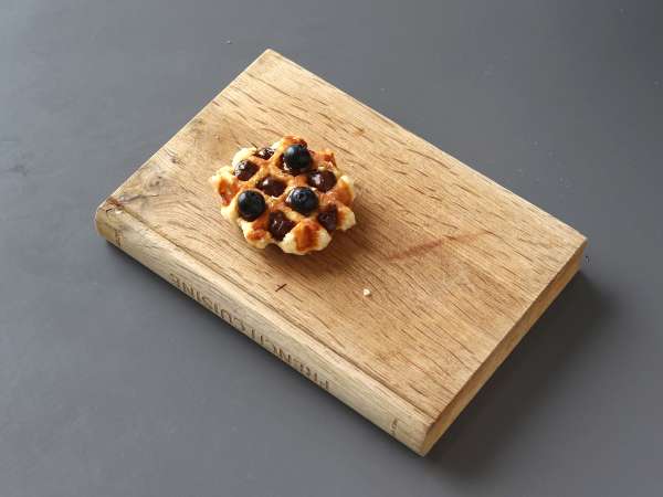 Вафли с плодове, шоколад и бита сметана - Подготовка стъпка 4