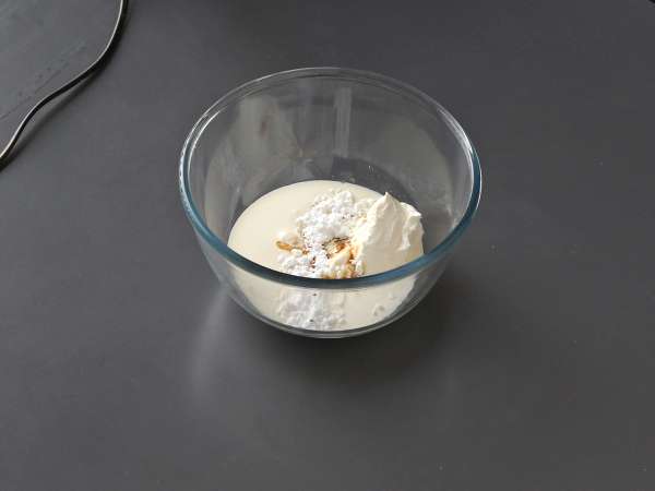 Вафли с плодове, шоколад и бита сметана - Подготовка стъпка 5