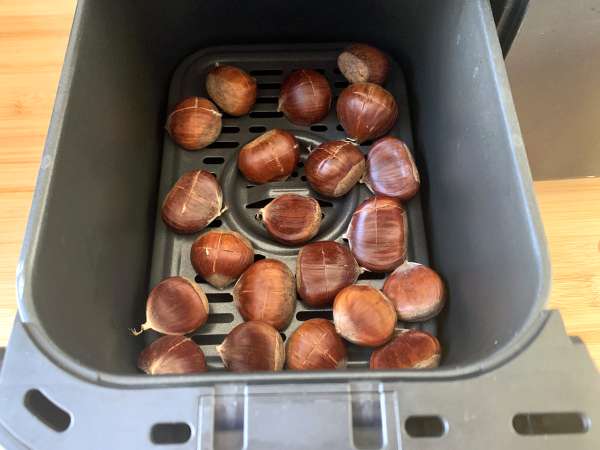 Кестени, печени във фритюрник - Подготовка стъпка 3