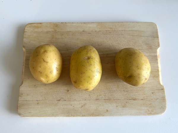 Картофен чипс, приготвен в микровълнова фурна - Подготовка стъпка 1