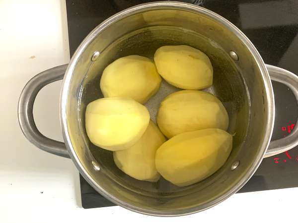 Лесна студена картофена торта без печене с риба тон и майонеза - Подготовка стъпка 1