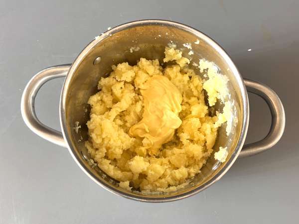 Лесна студена картофена торта без печене с риба тон и майонеза - Подготовка стъпка 2