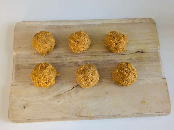 Кюфтета от тиква във фритюрник - Подготовка стъпка 5