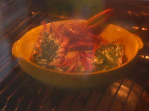 Печен омар с магданоз и лимон: простота и изтънченост на масата. - Подготовка стъпка 6