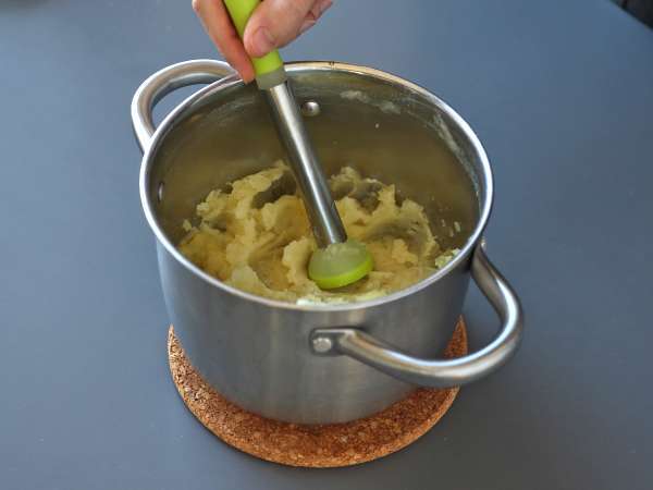 Тарт с пушена сьомга с картофена основа - Подготовка стъпка 2