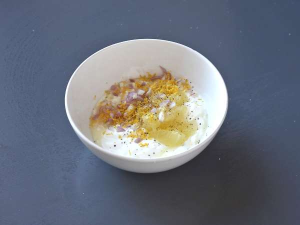 Тарт с пушена сьомга с картофена основа - Подготовка стъпка 6