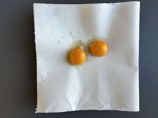 Захаросани яйчни жълтъци със спрей от Air Fryer - Подготовка стъпка 4