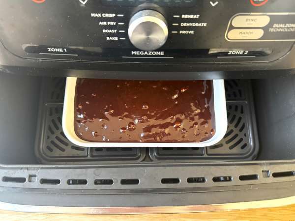 Шоколадово и орехово брауни във фритюрника - Подготовка стъпка 7