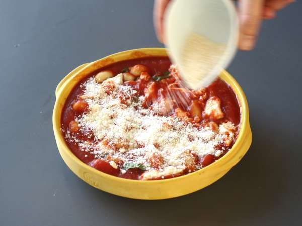 Бърз и успокояващ гратен от ньоки с домати и моцарела - ньоки alla sorrentina на фурна - Подготовка стъпка 5