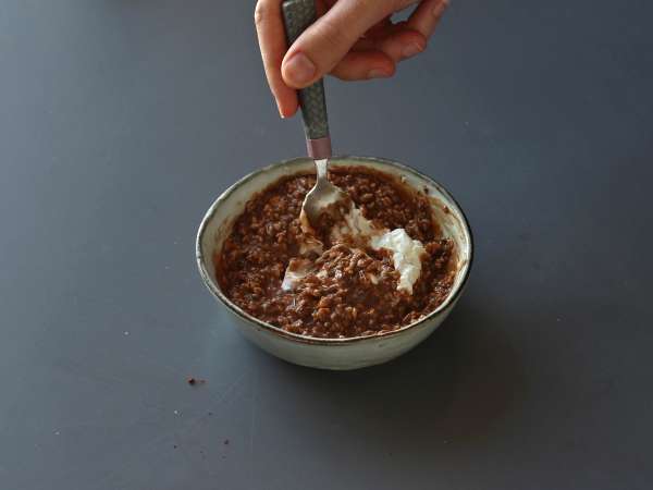 Овесени ядки за една нощ с вкус на тирамису - перфектната закуска с кафе и какао! - Подготовка стъпка 5