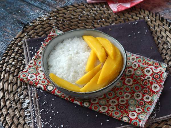 Лепкав ориз с манго - супер успокояващ тайландски десерт - Подготовка стъпка 8