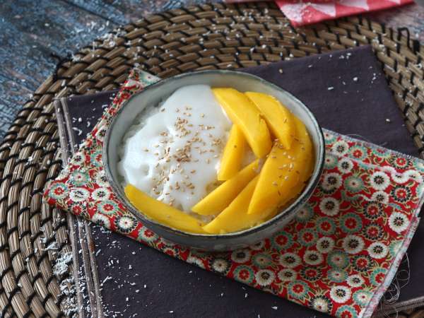 Лепкав ориз с манго - супер успокояващ тайландски десерт - Подготовка стъпка 9