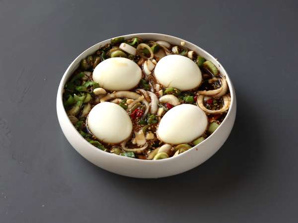 Mayak Gyeran - корейски мариновани яйца - Подготовка стъпка 7