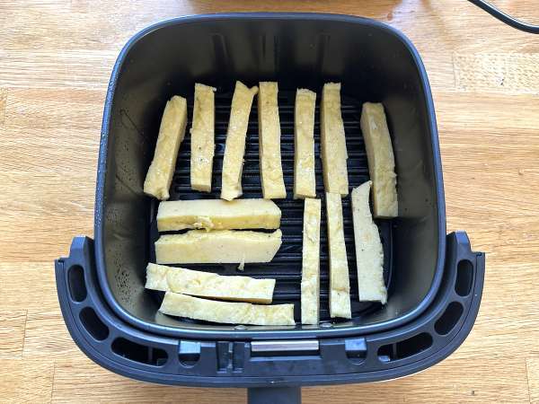 Полента, пържена във фритюрника: хрупкава, здравословна и без глутен - Подготовка стъпка 6