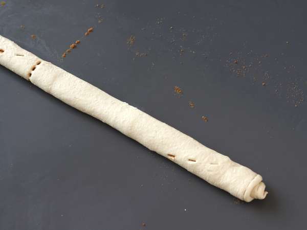 Круфини, комбинация от кроасан и кифла, с крем и шоколад - Подготовка стъпка 7