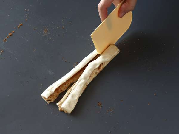 Круфини, комбинация от кроасан и кифла, с крем и шоколад - Подготовка стъпка 9